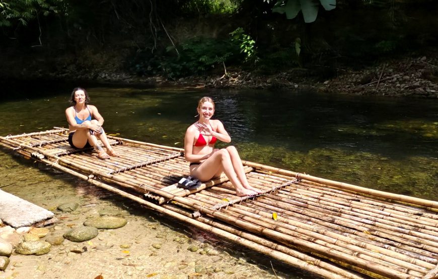 Khao Lak Turtle Conservation, Bamboo Rafting & Waterfall Tour