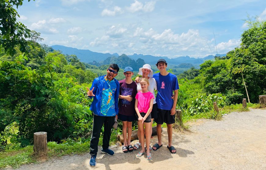 Khao Sok Safari Day Tour: Bamboo Rafting, Monkey Temple & Elephant Experience