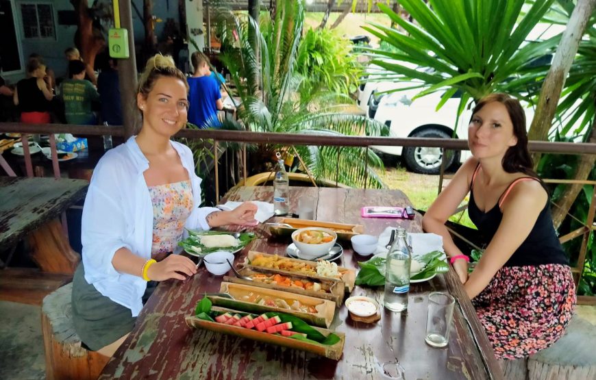 Khao Sok Safari Day Tour: Bamboo Rafting, Monkey Temple & Elephant Experience