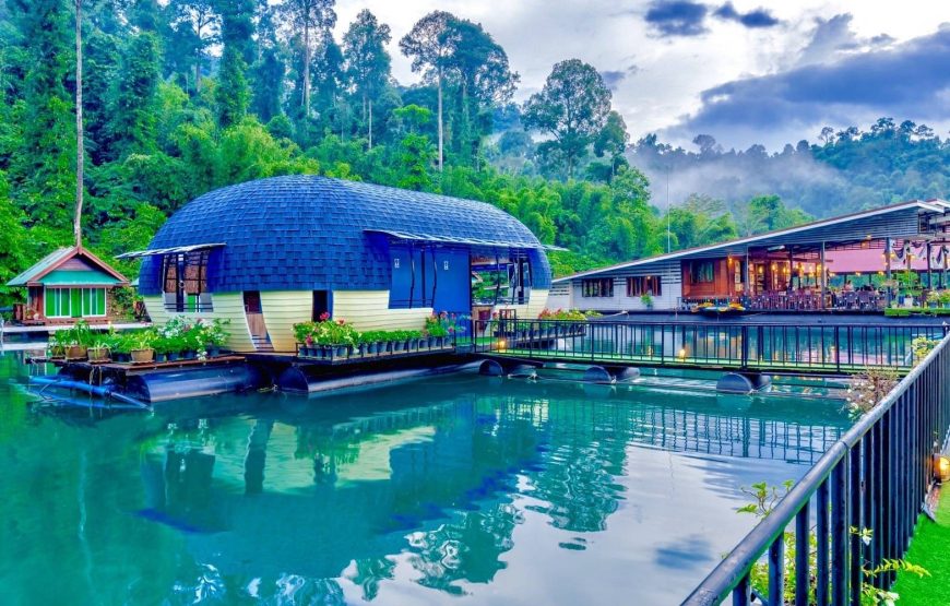 From Khao Lak: Cheow Lan Lake Longtail Boat, Cave & Kayaking Tour