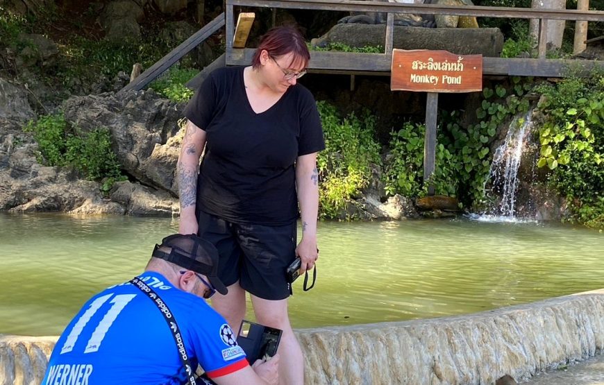 From Khao Lak: Khao Sok Jungle Trek, Bamboo Rafting & Sunset Wildlife Tour